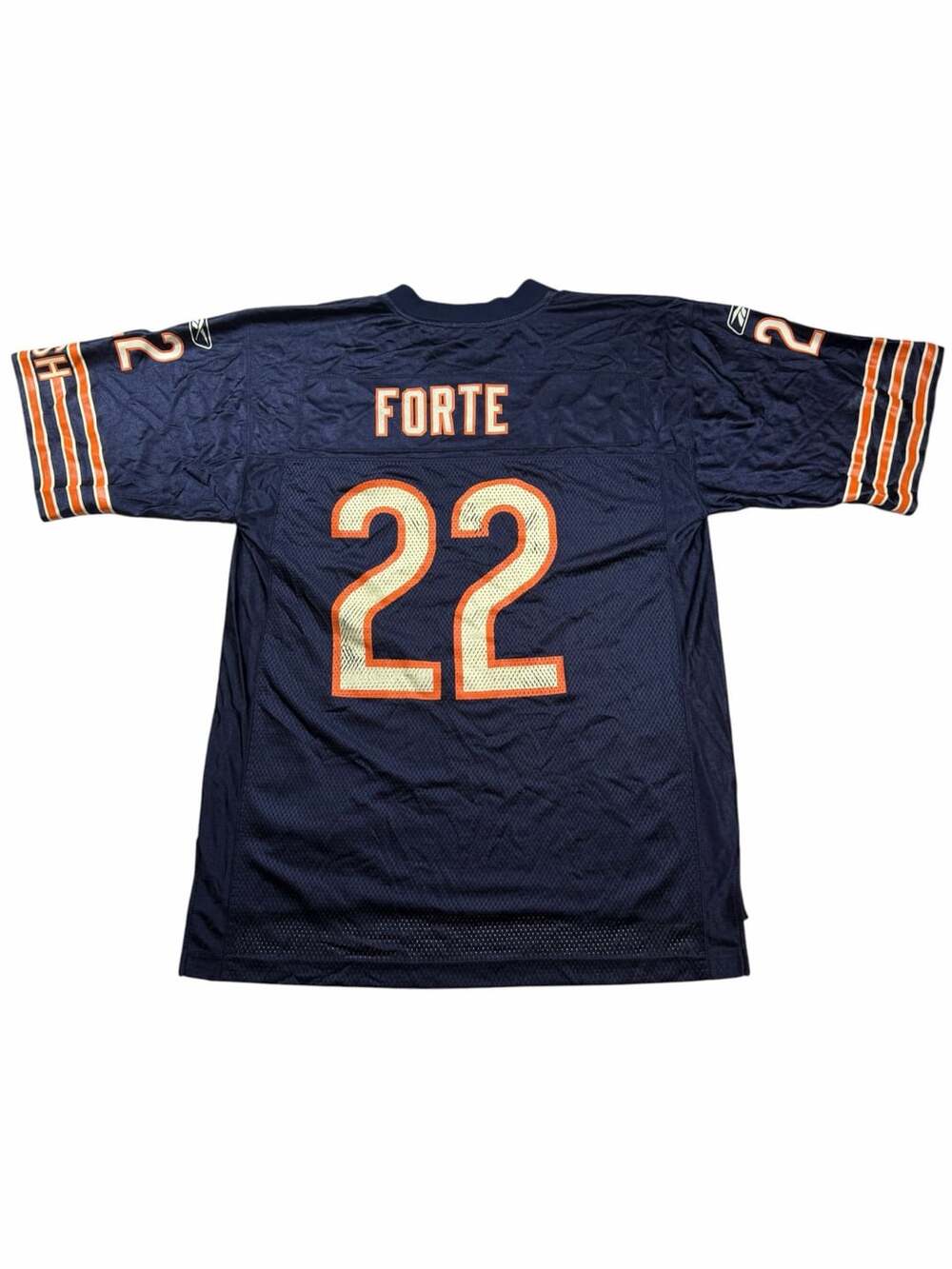 Matt Forte Chicago Bears #22 Reebok NFL Jersey Mens Medium M Navy Football